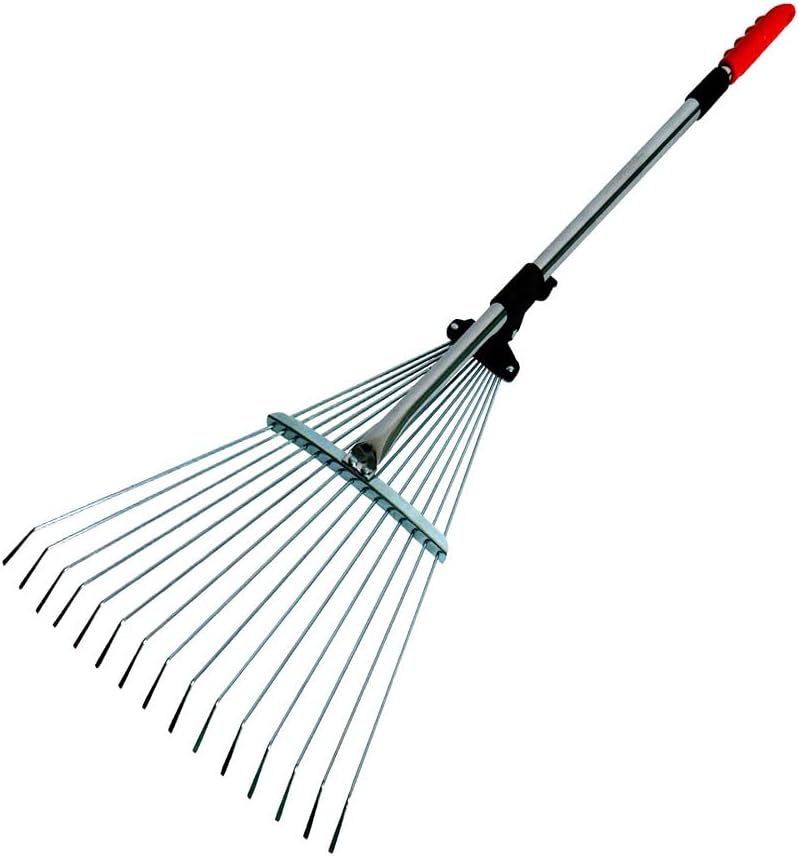 Darlac Expanding Telescopic Metal Garden Leaf Rake 790mm-1610mm