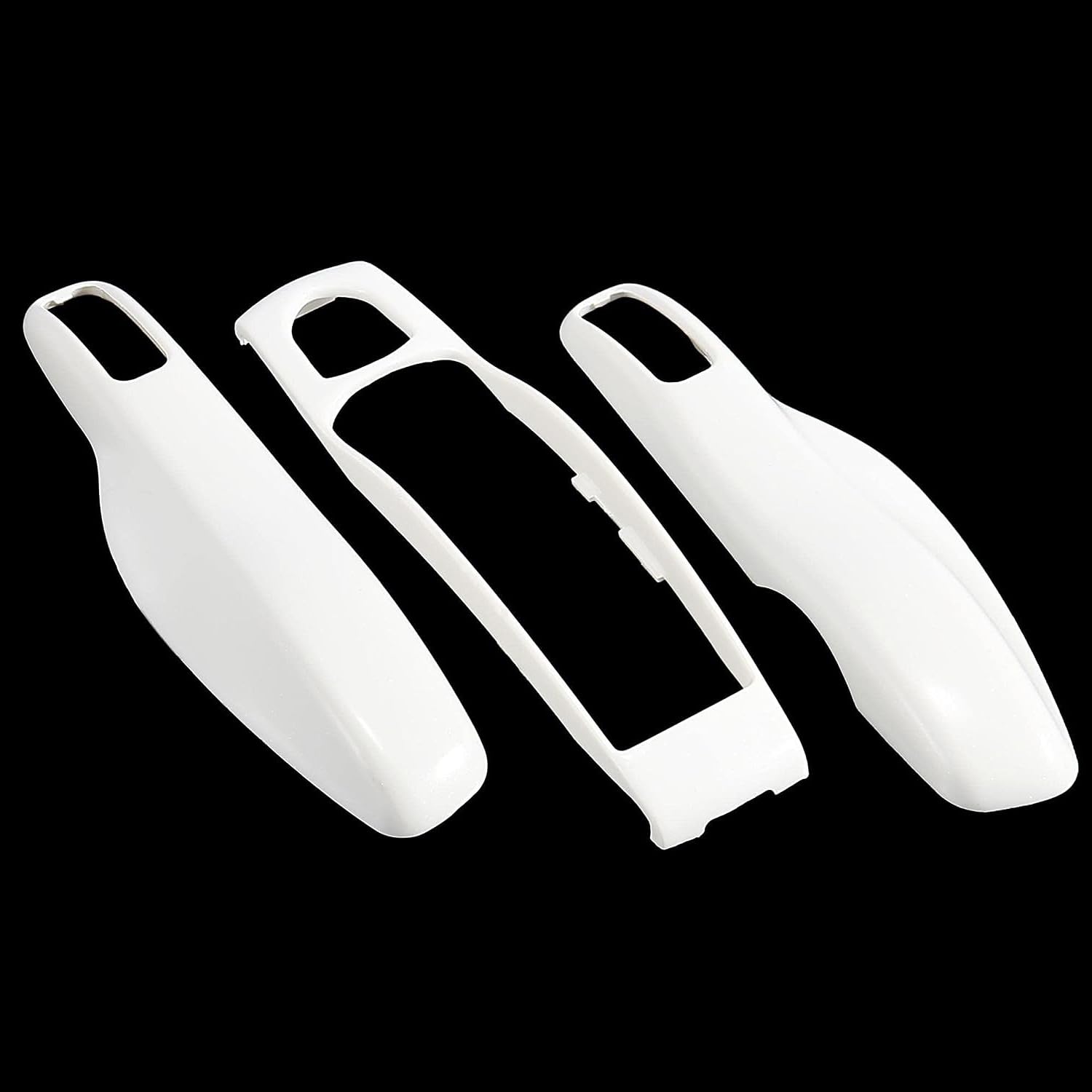 MACHSWON Car Remote Key Cover Key Fob Plastic Case Cover Shell Set for Por-s-c-he Cayenne Panamera Macan White