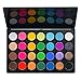 28 Color Bright Blendable Eyeshadow Palette Shine Matte Shimmer Powder Makeup Kit, Brights, (2)