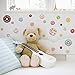 TOARTi Donut Decal Nursery Decal Christmas Decorations Home Decorations, 48 Count