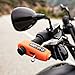 LEXIN ELECTRONICS DESIGN FOR BIKE LEXIN Motorcycle Scooter Handlebar Grip Lock Anti Theft Security Lock Fits Grip Sizes From 1-1.5inch Orange