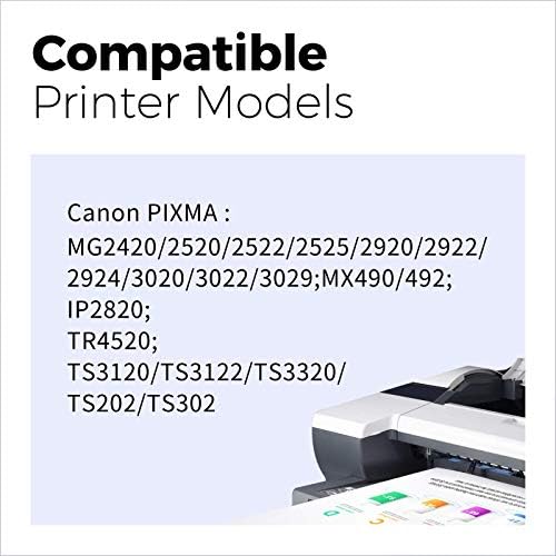 Amazon Com Mycartridge Remanufactured Ink Cartridge Replacement For Canon Pg 245xl Cl 246xl 245 246 1 Black 1 Tri Color 2 Pack Work With Canon Pixma Mx492 Mx490 Mg2520 Mg2522 Mg3022 Mg2922 Ts3120 Ts3122 Office Products