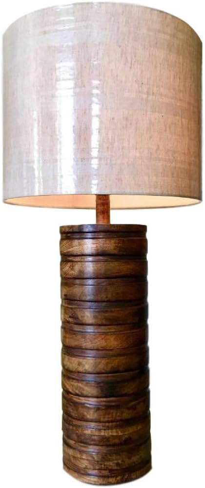 Best white wooden table lamp