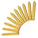 Aokbean 10pcs Colors Flower Antique Carved Wax Sealing Sticks for Retro Vintage Wax Seal Stamp Without Wick (Gold)