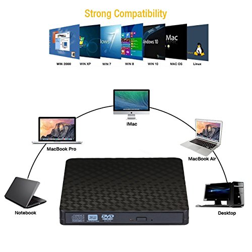 External-CD-Drive-USB-30-CD-DVD-RW-Drive-Pecosso-Ultra-Slim-Writer-Rewriter-USB-CD-Burner-Portable-System-Support-Apple-Macbook-Mac-OSX-Laptops-PC-Windows-XP-Vista-7-8-10-Black