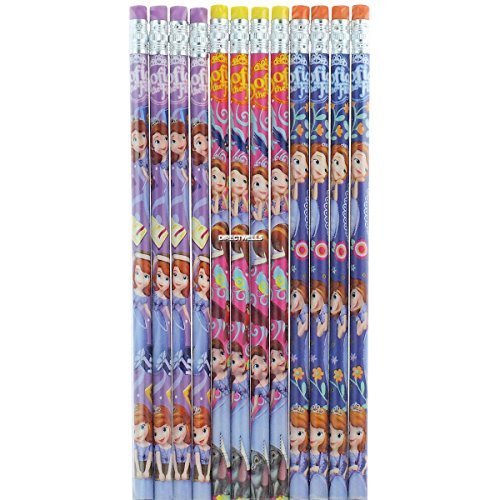 Disney Sofia The First 12 Wood Pencils Pack