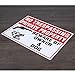 ICObuty No Trespassing Sign Private Property Sign Gun Dog Beware of Owner And Dog Sign 10x14 .04