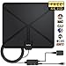 TV Antenna, 2019 Newest HDTV Indoor Digital Amplified Antennas 117 Miles Range with Switch Amplifier Signal Booster for Free Local Channels 4K HD 1080P VHF UHF All TV's - 16.5ft Coaxial Cable
