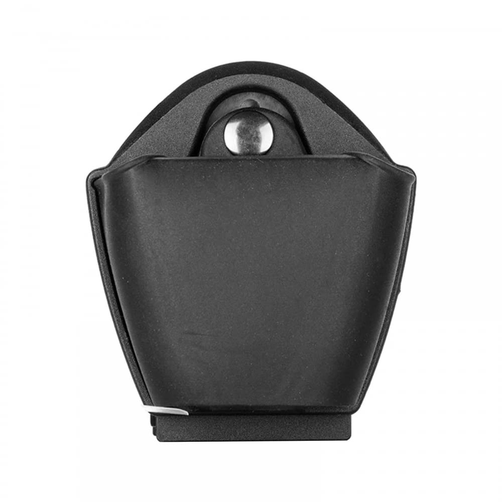DONGKER Handcuff Holder,Plastic Steel Police Shackles Pouch Tactical Belt Bag W/Belt-Loop & Secure Snap for hinged Handcuff Chain Handcuffs(not include handcuff)