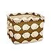 Yonger Storage Bag Portable Linen Cotton Basket Fashion Square Storage Box Cosmetics Pouch Home Storage Case