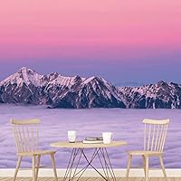 Wall Mural Foggy Forest Removable Self-Adhesive Wallpaper Wall Decoration for Bedroom Living Room - 66x96 inches