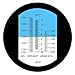 Clinical Refractometer ATC Tri-Scale Serum Protein 0-12 g/100ml Urine Specific Gravity SG 1.000-1.050 Refractive Index 1.333-1.360RI for Veterinary, Dog, Cat & Human w/Extra LED Light & Pipette