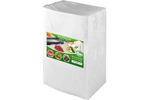 SurpOxyLoc 4mil100 Quart Size 8x12Inch Food Vacuum Sealer Bags with BPA Free,Heavy Duty,Great for Sous Vide and Vac Seal stor