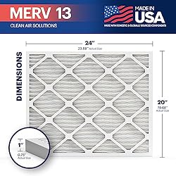 BNX TruFilter 20x24x1 Air Filter MERV 13