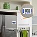 Mudder Magnetic Digital Kitchen Cooking Timer with Loud Alarm and Big Screen, 3 Pack (Blue)