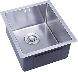 ACZZ Fregadero de cocina. Fregadero de cocina cuadrado de acero