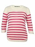 NY Collection Women's Cotton Striped Sweater