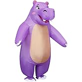 QNRMS Inflatable Hippo Costume Adult Halloween Inflatable Costumes Funny inflatable Halloween Costumes (5.0ft-6.2ft to wear)