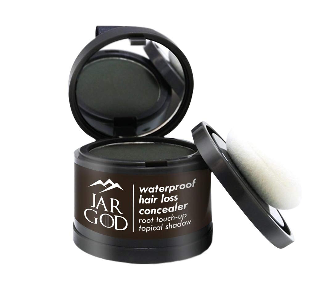 JARGOD Root Concealer Root Touch Up Hair Loss Concealer to Cover Up Roots and Grays (Dark Brown)