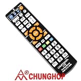 CHUNGHOP Universal IR Learning Remote Control for TV with Learn Function for Smart TV CBL DVD SAT in 3 Devices One Key Learning Original L336