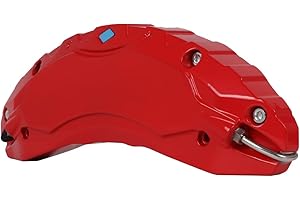YOSAYUSA Caliper Covers for Tesla Model 3, Fits 18" 19" Rim Size, for 2019-2023 Model 3 (Red, Set of 4 Car Callipers Cover Model 3 Accessories)