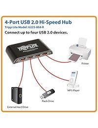 Tripp Lite 4 Port USB 2.0 Hi Speed Hub (u225   004 R)
