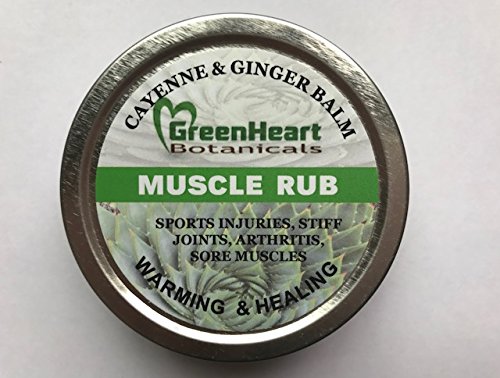 Herbal Organic Muscle Rub with Cayenne & Ginger for Sore Muscles 1oz - Thumbnail 4