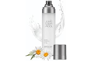 JUNG SAEM MOOL Essential Mool Micro Fitting Face Mist 4.06 Fl Oz, Ultra-Fine Hydrating Makeup Setting Spray with Thermal Spring Water, Long-Lasting Fixing Power Dewy Glow Primer, Korean Face Mist