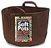 Soft POTS (5 Gallon) (5 Pack) Best Fabric Soft Pots and Grow Bags from Maui Mike's. Made of Thicker Material with Sewn Handles for Easy Moving. Grow Healthier Tomatoes, Herbs and Veggies.