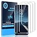 LK [3 Pack] Screen Protector for Samsung Galaxy S8, [Flexible Film] HD Clear Bubble Free