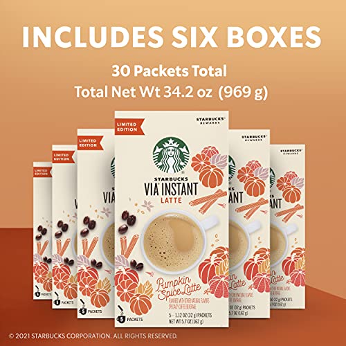 Starbucks Via Instant Coffee — Light Roast Coffee — Pumpkin Spice Latte