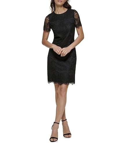 kensie dress black Womens Fit + Flare Midi Long Sleeve V Neck Wear to Work Solid XS at Amazon Women's Clothing store BRIDE EXPLORE Plus Size Color:Black off-white while breathable inserts Black One Shoulder Slit