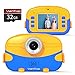 VanTop Junior K6 Kids Camera with 32GB Memory Card, Supports 20.0MP Photo, 1080P HD Digital Video and 4X Digital Zoom, Great Gift for Kids with 2 Inch IPS Screen and Rechargeable Battery