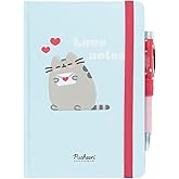 Grupo Erik Pusheen Notebook A5 + Pen, Pusheen Gifts | Notebook Journal Pusheen Cat Official, Hardcover Journaling Notebooks, A5 Notebook, Cute Notebook, 192 Lined Pages