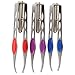 Trenton Gifts Stainless Steel Tweezers with LED Light for Precision Hair Removal (Set of 3)