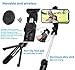 WONGYEAH Selfie Stick Tripod Bluetooth, Extendable Selfie Stick with Wireless Remote for iPhone X/8/8 Plus/7/7 Plus/6S/Galaxy S9/S9 Plus/Note 8/S8 /S8 Plus/Google Pixel & More (Black)