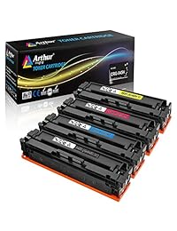 Arthur Imaging - Cartucho de tóner compatible para Canon 045 045H (CRG-045H) Canon MF634cdw MF632cdw Canon ImageCLASS MF634cdw MF632cdw LBP612cdw LBP613Cdw LBP611Cn (negro cian magenta amarillo, 4PK)