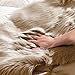 Reafort High Pile Super Soft Faux Sheepskin Rug, Chair Cover, Sofa Cover 20inx36in (20