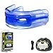Brain Pad LoPro+ Double Laminated Strap/Strapless Combo in one Adult Mouthguard (Blue/Clear)