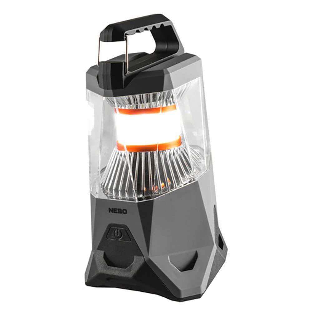 NEBO Galileo 500 Lumen Lantern - Rechargeable Camping Light & Power Bank - 360˚ COB LED Lighting