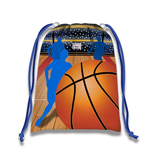 Basketball Star Drawstring Bags Kids Birthday Party Supplies Favor Bags 10 Pack