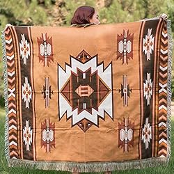 CCHYF Aztec Throw Blanket Native American Blanket
