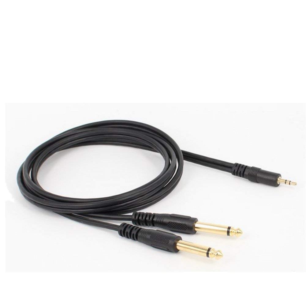 iPod Mixer Multimedia Speakers and Home Stereo Systems Computer Sound Cards ONXE 3.5mm to Dual 1//4 Inch Cable 1//8 TRS to 2 6.35mm TS Mono Y Splitter Male to Male Audio Cord for iPhone CD Players 5ft 1-Pack 1.5M