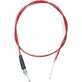 HOLATO 50'' Throttle Cable for Predator 212cc 6.5hp Coleman CT100U CT200U BT200X Baja Warrior Doodlebug Db30 Mb165 Mb200 MOTOVOX MBX10 MBX11 MBX12 RT200 Mini Bike GX160 GX200 Pit Dirt Bike Parts Red