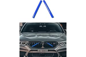 BETTERHUMZ Grille Insert Trims for BMW F20 F21 F30 F32 F34 F36 3 4 Series M Sport Style M-Performance Grill Strips Accessories (Blue)