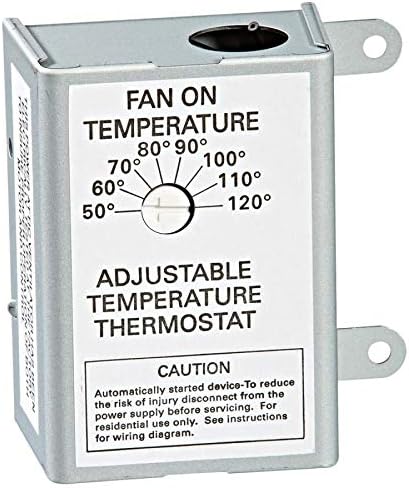 Registers, Grilles & Vents - AIR VENT 58033 Single Speed Adjustable Thermostat