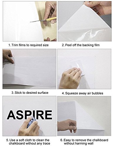 6 Whiteboard+Sticker+Self+adhesive+School+Drawing