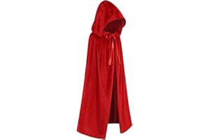 Regenboog Cape for Kids, Boys and Girls Velvet Cloak with Hood, Halloween Costume Cape, Masquerade, Witch, Wizard