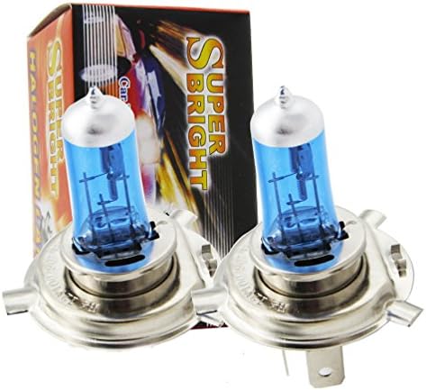 CKLMY H4 x2 100W 12V 6000K Car Headlight Hulb Light Ultra-White Ultra-Bright Halogen Lamp (H4)