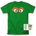 Popfunk Sesame Street Oscar The Grouch Face T-Shirt - Medium